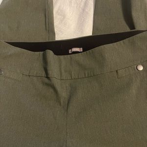 Green work pants